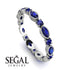 Marquise Sapphire Eternity Band - Cecilia No. 75 image 10