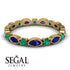 Marquise Sapphire Eternity Band - Cecilia No. 28 image 2