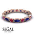 Marquise Sapphire Eternity Band - Cecilia No. 59 image 2