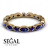 Marquise Sapphire Eternity Band - Cecilia No. 73 image 2