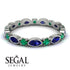 Marquise Sapphire Eternity Band - Cecilia No. 30 image 2