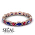 Marquise Sapphire Eternity Band - Cecilia No. 59 image 3