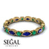 Marquise Sapphire Eternity Band - Cecilia No. 28 image 3