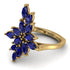 Marquise Shape Sapphire Galmorious Ring - Melanie No. 13 image 1