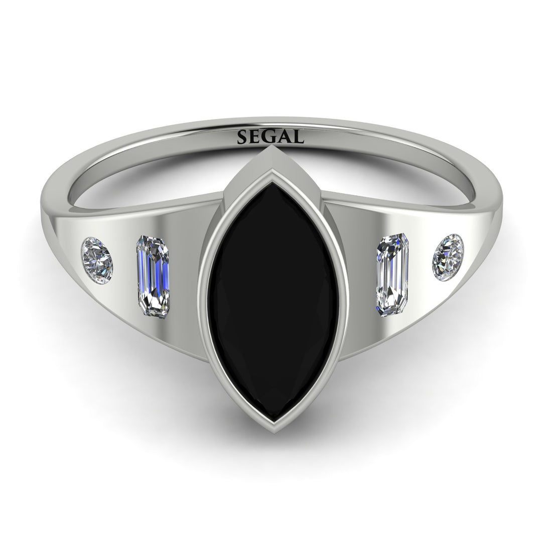 Marquise Bezel Diamond Ring - Juliana No. 9
