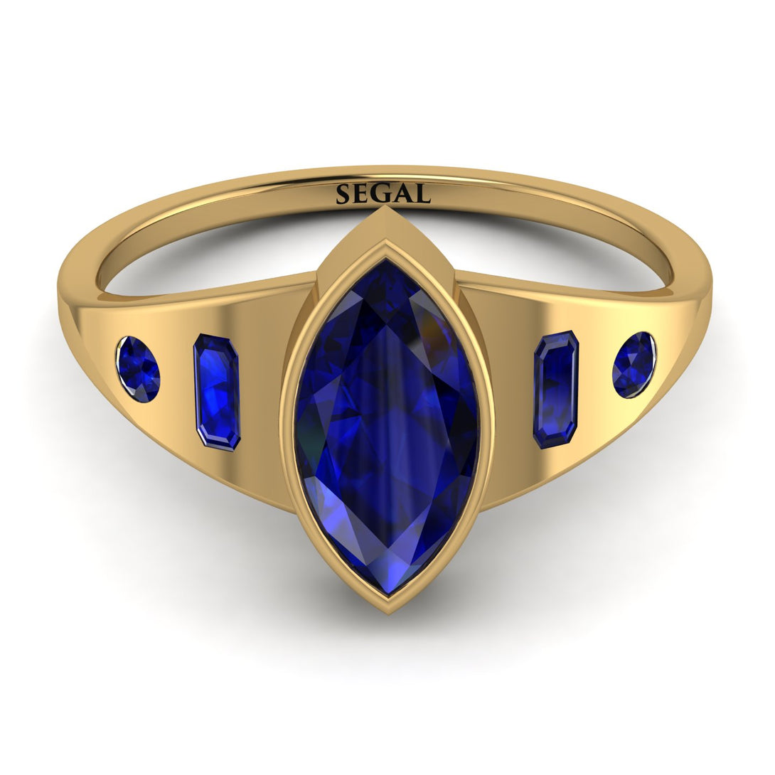 Marquise Bezel Diamond Ring - Juliana No. 73