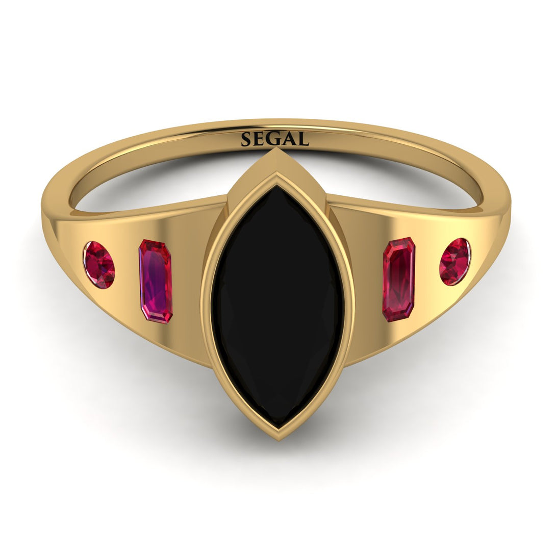 Marquise Bezel Diamond Ring - Juliana No. 52