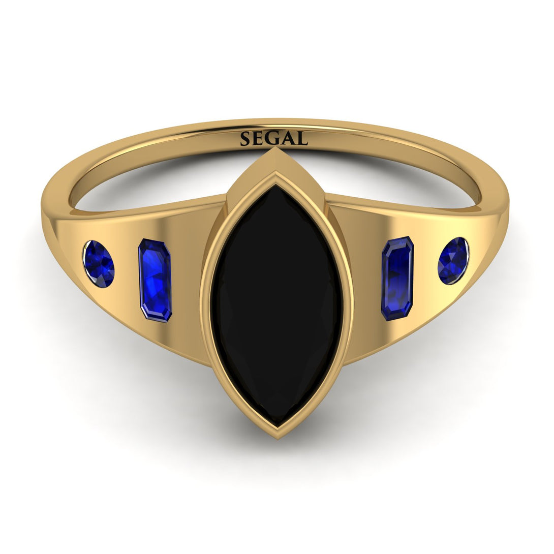 Marquise Bezel Diamond Ring - Juliana No. 67