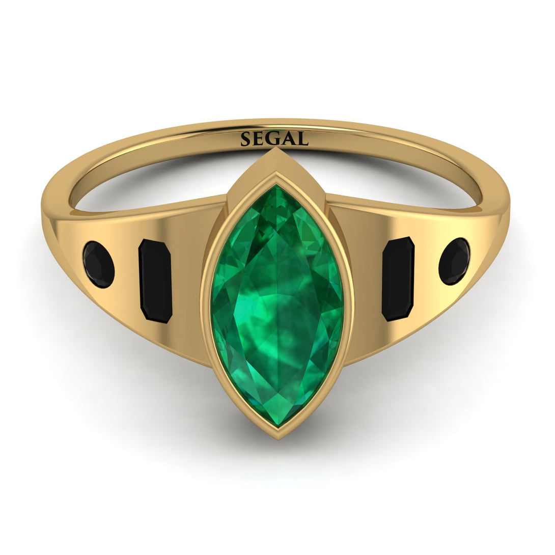 Marquise Bezel Diamond Ring - Juliana No. 34