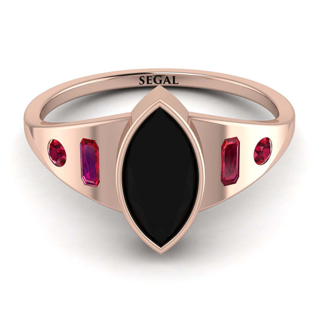 Marquise Bezel Diamond Ring - Juliana No. 53