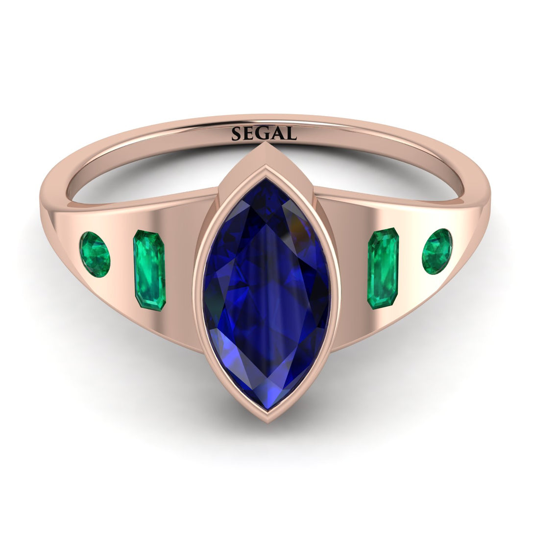 Marquise Bezel Diamond Ring - Juliana No. 29