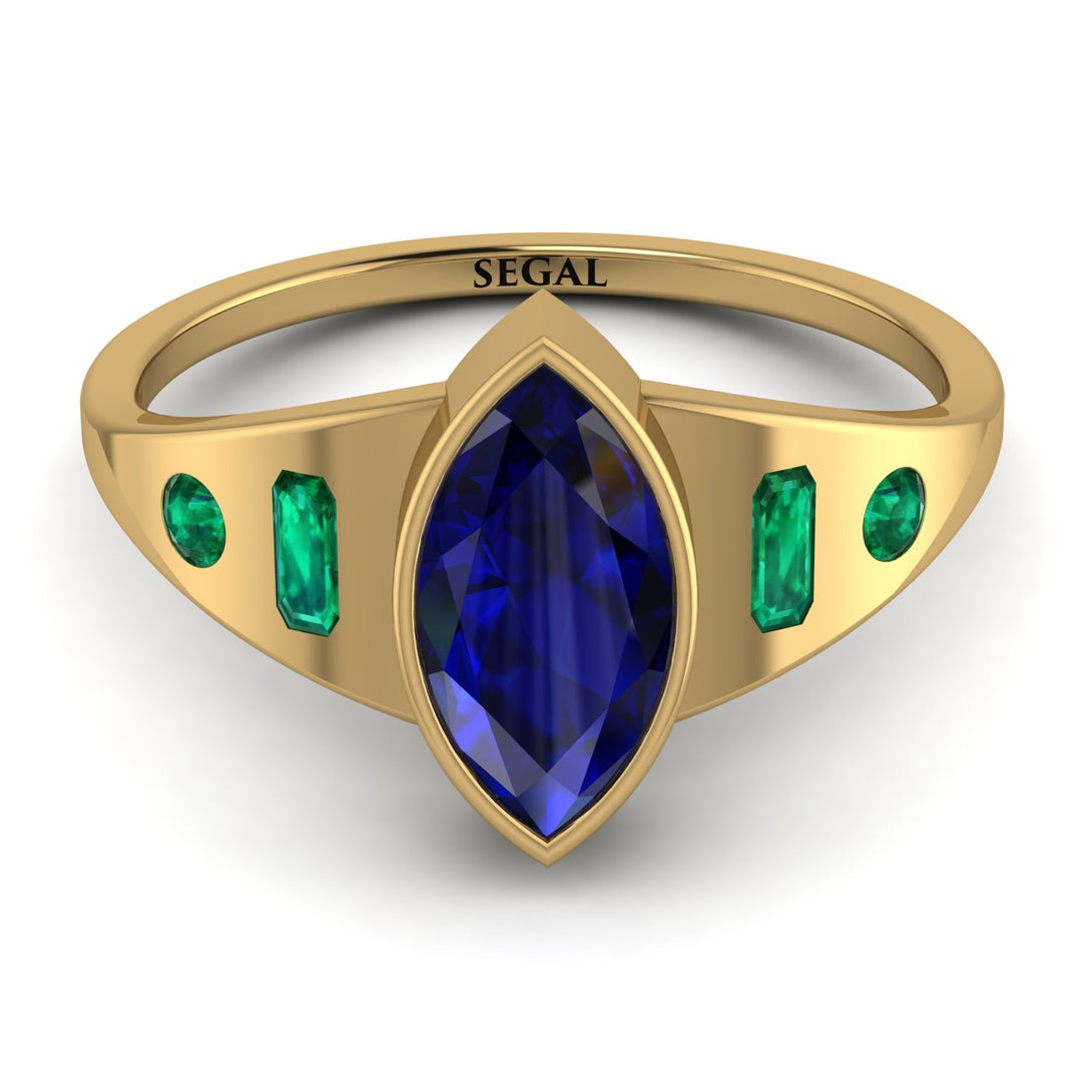 Marquise Bezel Diamond Ring - Juliana No. 28