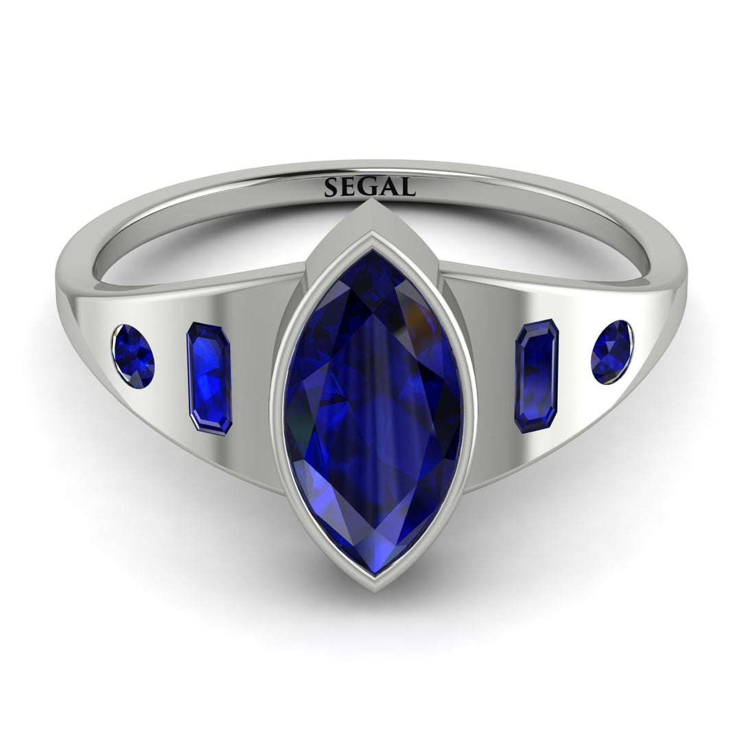 Marquise Bezel Diamond Ring - Juliana No. 75