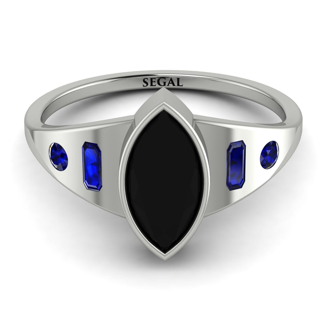 Marquise Bezel Diamond Ring - Juliana No. 69