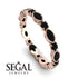 Marquise Black Diamond Eternity Band - Cecilia No. 38 image 10