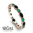 Marquise Black Diamond Eternity Band - Cecilia No. 23 image 10