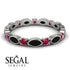 Marquise Black Diamond Eternity Band - Cecilia No. 54 image 2