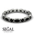Marquise Black Diamond Eternity Band - Cecilia No. 39 image 2