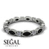 Marquise Black Diamond Eternity Band - Cecilia No. 9 image 3