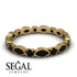 Marquise Black Diamond Eternity Band - Cecilia No. 37 image 3