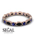Marquise Black Diamond Eternity Band - Cecilia No. 68 image 3