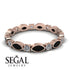 Marquise Black Diamond Eternity Band - Cecilia No. 8 image 3