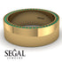 Massive Emerald Eternity Wedding Band - Liam No. 4 image 6