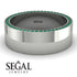 Massive Emerald Eternity Wedding Band - Liam No. 6 image 2