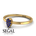 Minimalist Pear Sapphire Ring - Genesis No. 13 image 3