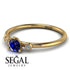 Minimalist Thin Sapphire Ring - Brielle No. 13 image 3