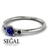 Minimalist Thin Sapphire Ring - Brielle No. 45 image 3