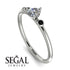 Minimalist Thin Diamond Ring - Brielle No. 33 image 10