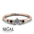 Minimalist Thin Diamond Ring - Brielle No. 32 image 2