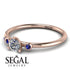 Minimalist Thin Diamond Ring - Brielle No. 62 image 3
