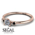 Minimalist Thin Diamond Ring - Brielle No. 32 image 3