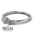 Minimalist Thin Diamond Ring - Brielle No. 3 image 3