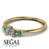 Minimalist Thin Diamond Ring - Brielle No. 16 image 3