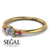Minimalist Thin Diamond Ring - Brielle No. 46 image 3