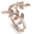 Open Ring Leaves Diamond Ring - Anna No. 2 image 1