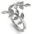 Open Ring Leaves Diamond Ring - Anna No. 3 image 1