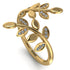 Open Ring Leaves Diamond Ring - Anna No. 1 image 7