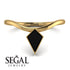 Kite Stepcut Black Diamond Ring - Leila No. 7 image 2