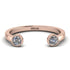 Open Bezel Diamond Ring - Khloe No. 2 image 1