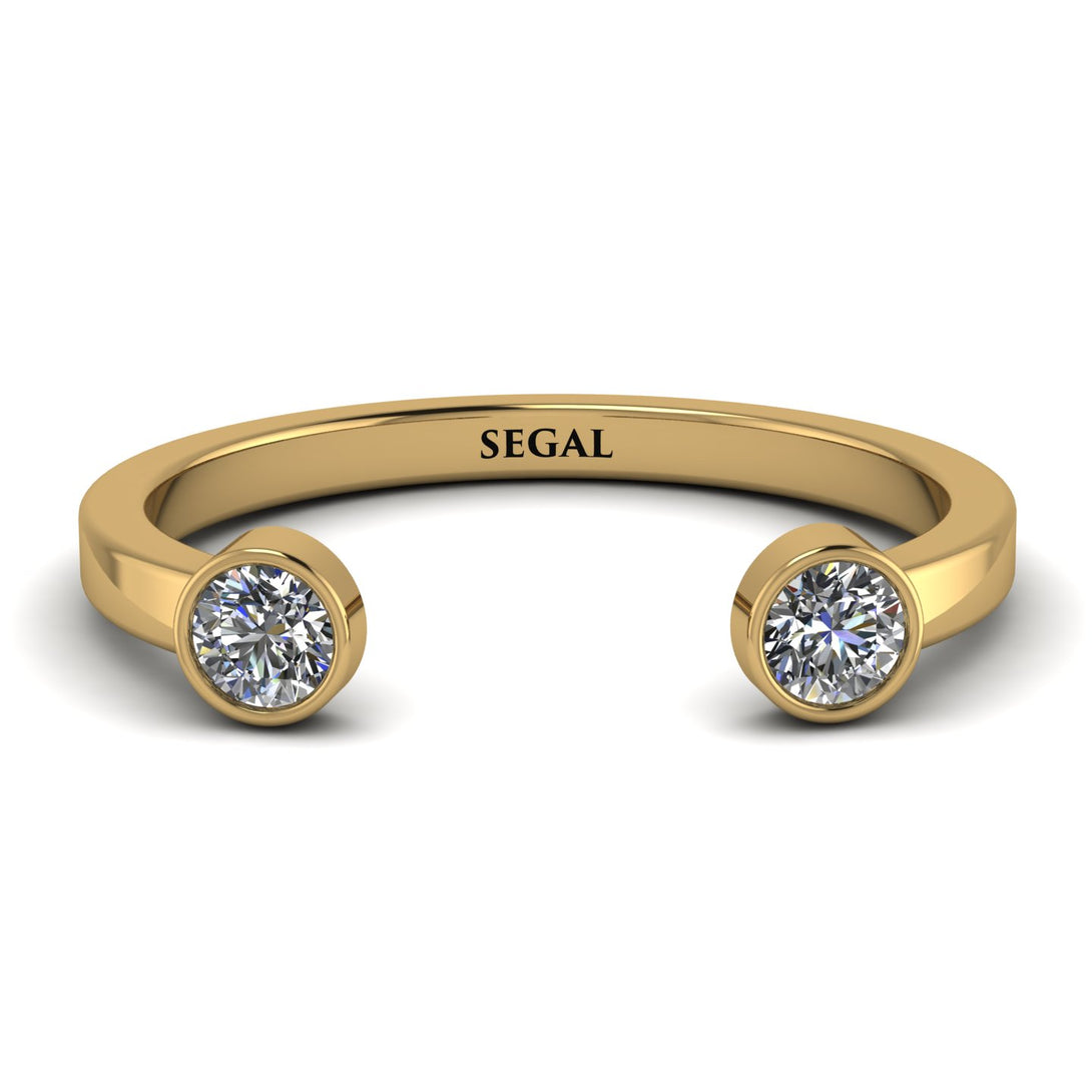 Open Bezel Diamond Ring - Khloe No. 1