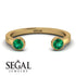Open Bezel Emerald Ring - Khloe No. 4 image 10