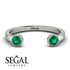 Open Bezel Emerald Ring - Khloe No. 6 image 10