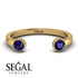 Open Bezel Sapphire Ring - Khloe No. 13 image 5