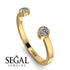 Open Bezel Diamond Ring - Khloe No. 1 image 2
