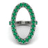 Oval Emerald Ring - Aubree No. 6 image 1