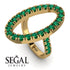 Oval Emerald Ring - Aubree No. 4 image 2